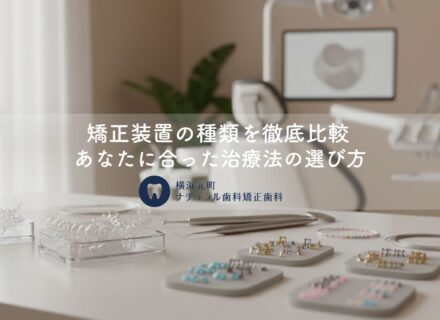 矯正装置の種類を徹底比較〜あなたに合った治療法の選び方